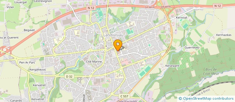 localisation de l'entreprise MCDV à LANDIVISIAU