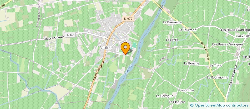 localisation de l'entreprise MCE 218  VIOLES