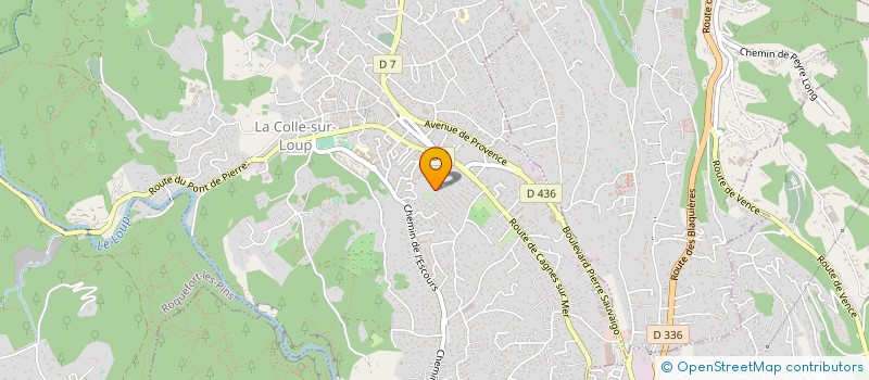 localisation de l'entreprise MCE à LA COLLE-SUR-LOUP