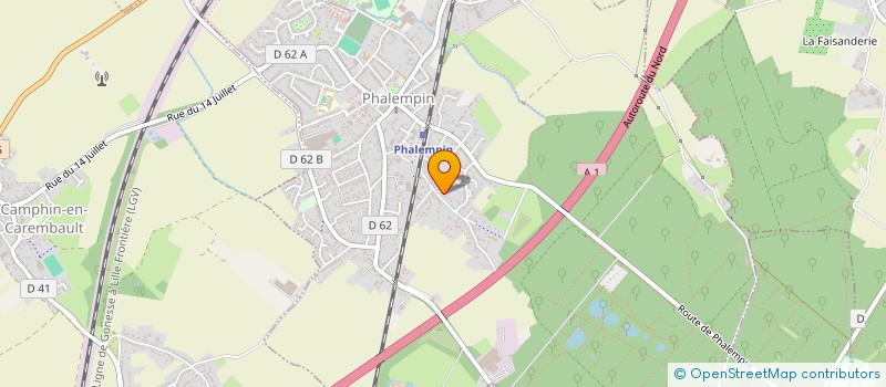 localisation de l'entreprise MCE  PHALEMPIN