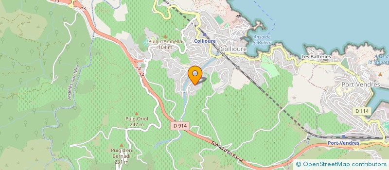 localisation de l'entreprise MCE  COLLIOURE