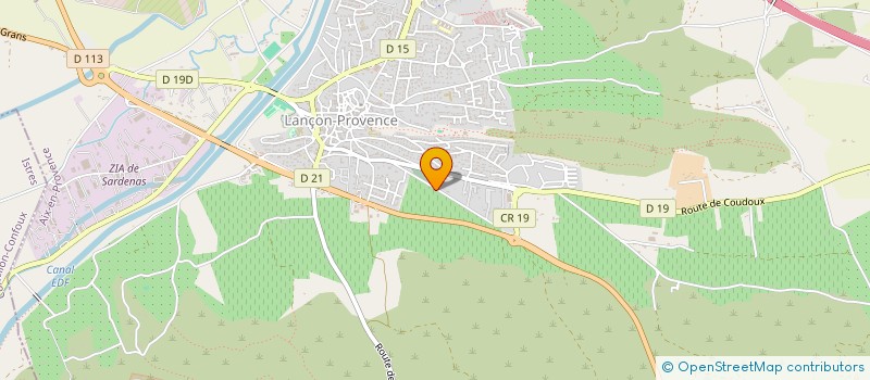 localisation de l'entreprise MCE à LANCON-PROVENCE
