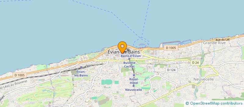 localisation de l'entreprise MCE  EVIAN-LES-BAINS