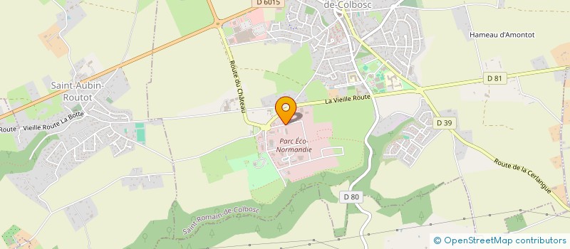 localisation de l'entreprise MCE AUTOMATION à SAINT-ROMAIN-DE-COLBOSC
