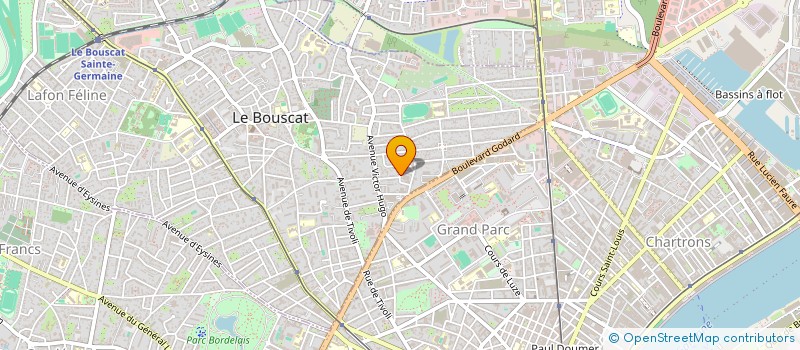 localisation de l'entreprise MCE CAPITAL à LE BOUSCAT