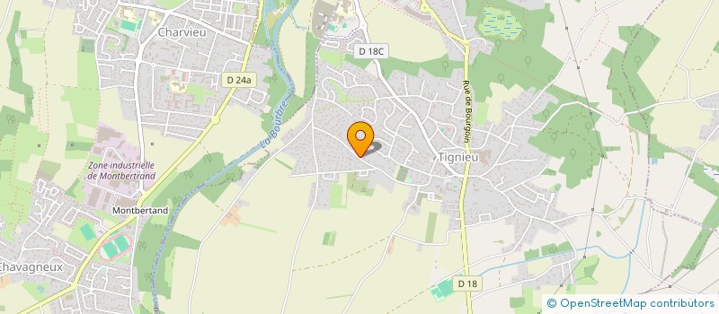 localisation de l'entreprise MCE IMO  TIGNIEU-JAMEYZIEU