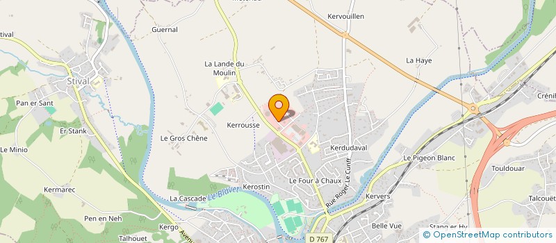localisation de l'entreprise MCE INFORMATIQUE à PONTIVY