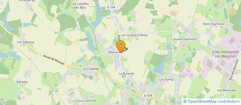 localisation de l'entreprise MCE RENOVATION à BRANGES