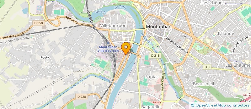 localisation de l'entreprise MCEB 82  MONTAUBAN