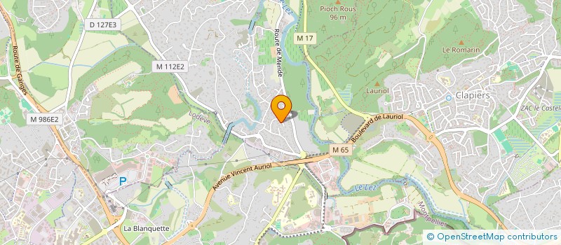 localisation de l'entreprise MCEB  MONTFERRIER-SUR-LEZ