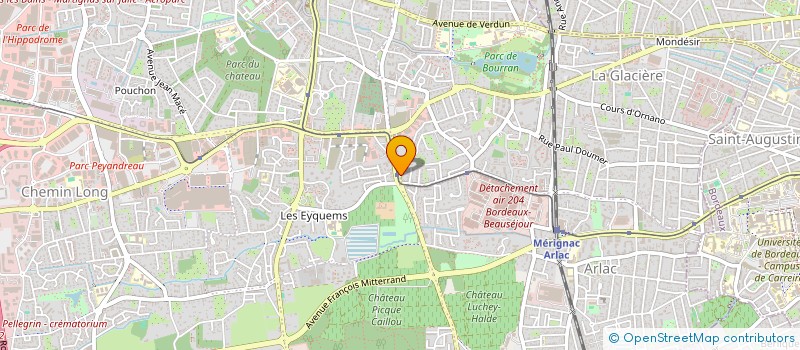 localisation de l'entreprise MCECEL  MERIGNAC