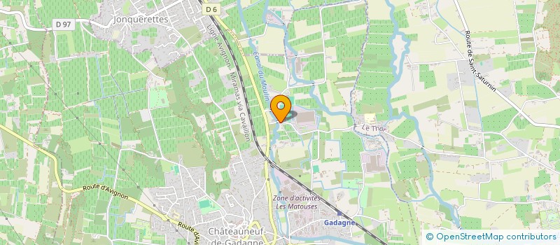 localisation de l'entreprise MCECM  CHATEAUNEUF-DE-GADAGNE