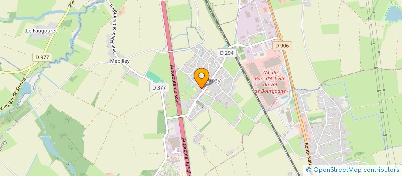 localisation de l'entreprise MCEM IMMO  SEVREY