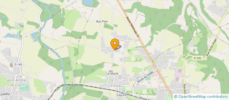 localisation de l'entreprise MCEN  LES ABRETS-EN-DAUPHINE