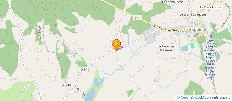 localisation de l'entreprise MCENHILL à PELLEVOISIN