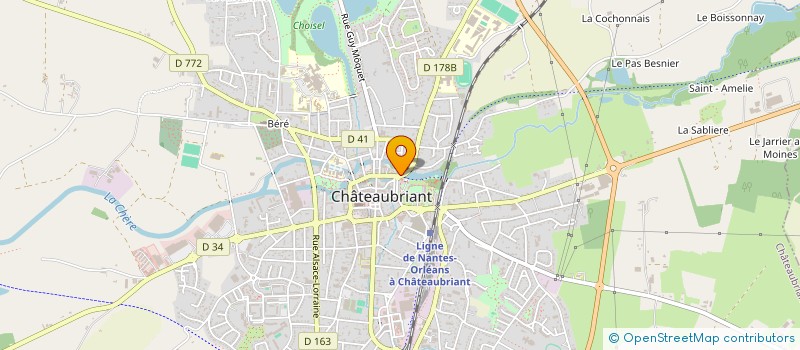 localisation de l'entreprise MCER à CHATEAUBRIANT