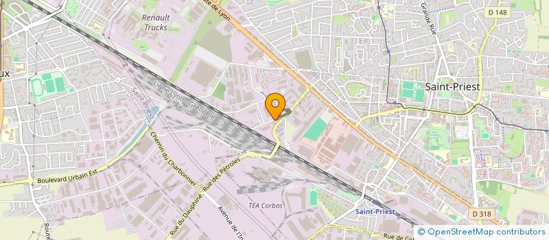 localisation de l'entreprise MCES  SAINT-PRIEST