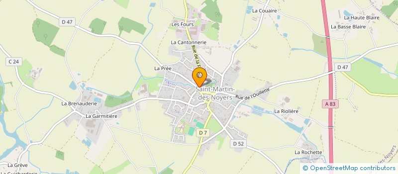 localisation de l'entreprise MCES  SAINT-MARTIN-DES-NOYERS