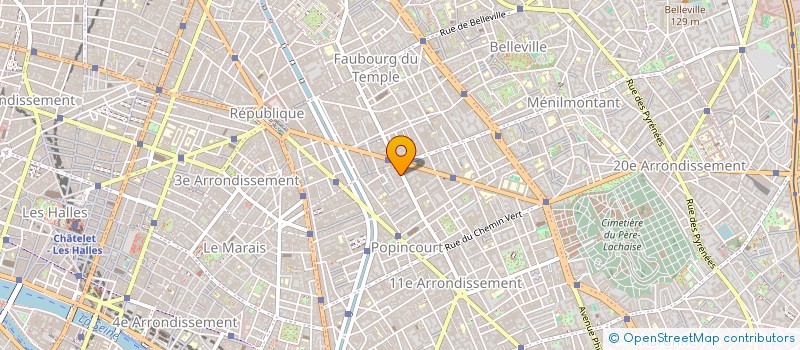 localisation de l'entreprise MCF à PARIS