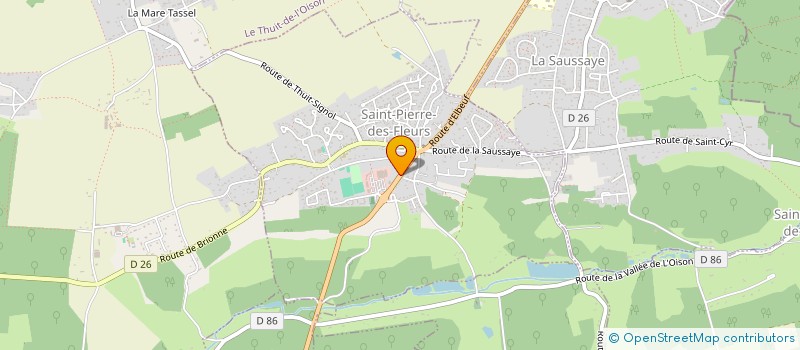 localisation de l'entreprise MCF  SAINT-PIERRE-DES-FLEURS