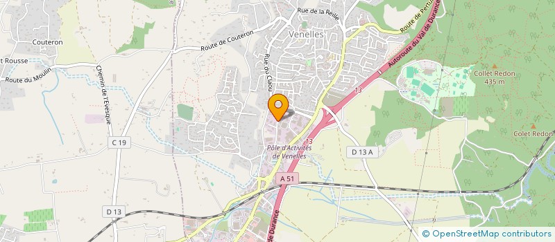 localisation de l'entreprise MCF CAPITAL  VENELLES