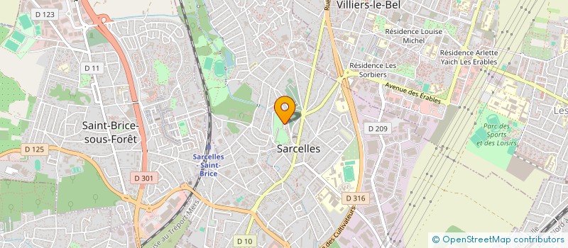 localisation de l'entreprise MCF CLEAN  SARCELLES