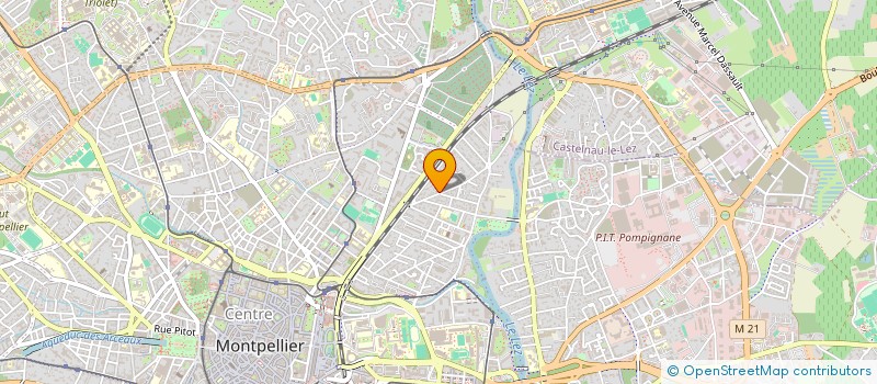 localisation de l'entreprise MCF COIFFURE à MONTPELLIER