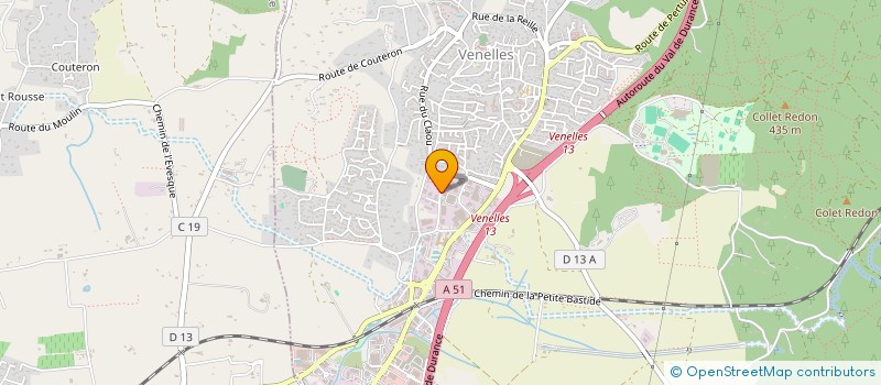 localisation de l'entreprise MCF CONSEIL à VENELLES