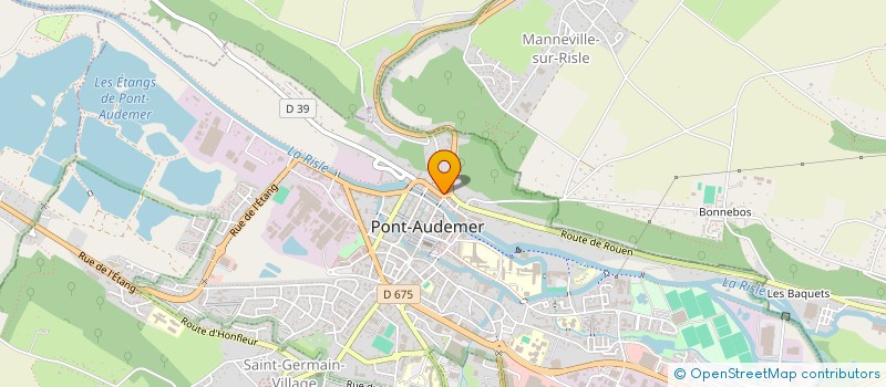 localisation de l'entreprise MCF2 à PONT-AUDEMER