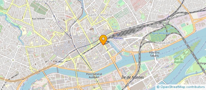 localisation de l'entreprise MCFB DIAGNOSTICS à NANTES