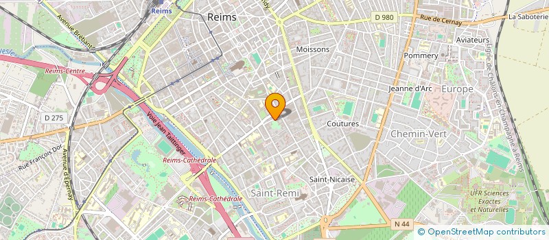 localisation de l'entreprise MCFH  REIMS