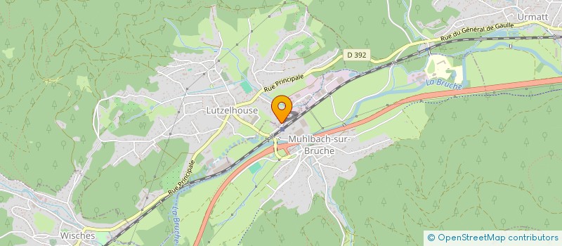 localisation de l'entreprise MCFI à LUTZELHOUSE