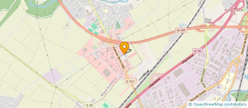 localisation de l'entreprise MCFP  MIGNE-AUXANCES