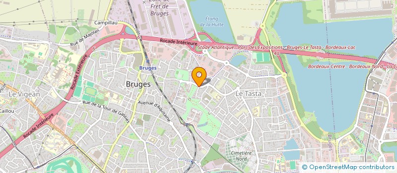 localisation de l'entreprise MCFRI  BRUGES