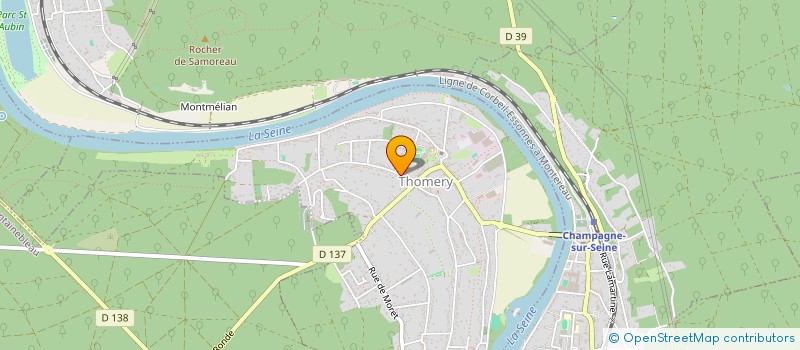 localisation de l'entreprise MCFT PATRIMOINE  THOMERY