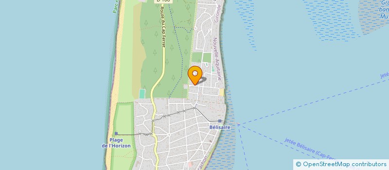 localisation de l'entreprise MCG  LEGE-CAP-FERRET