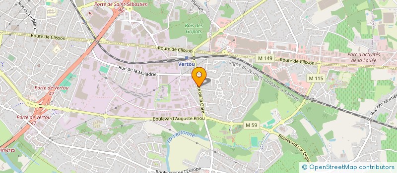 localisation de l'entreprise MCG  VERTOU