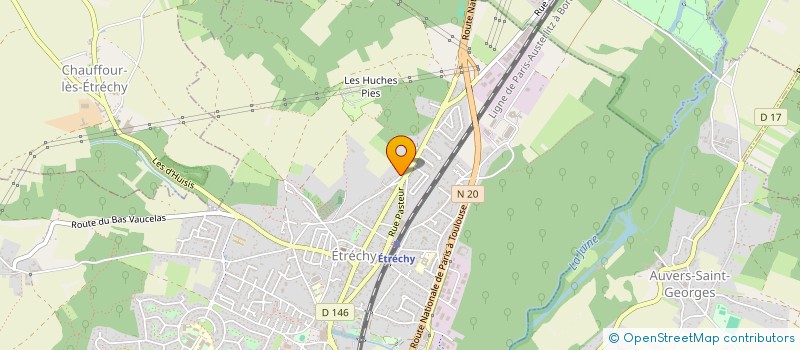 localisation de l'entreprise MCG  ETRECHY