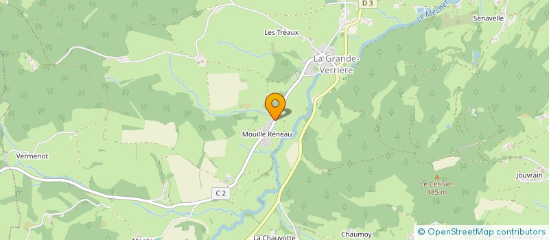 localisation de l'entreprise MCG  LA GRANDE-VERRIERE