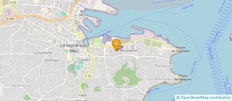 localisation de l'entreprise MCG  LA SEYNE-SUR-MER