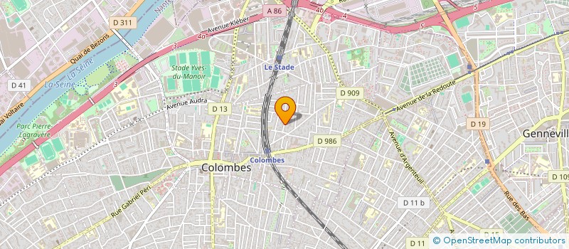 localisation de l'entreprise MCG & ASSOCIES à COLOMBES