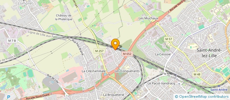 localisation de l'entreprise MCG CONSEIL à LAMBERSART