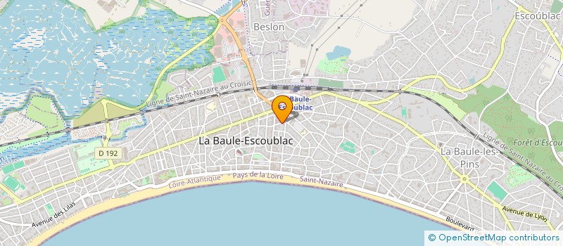 localisation de l'entreprise MCG CONSEILS à LA BAULE-ESCOUBLAC