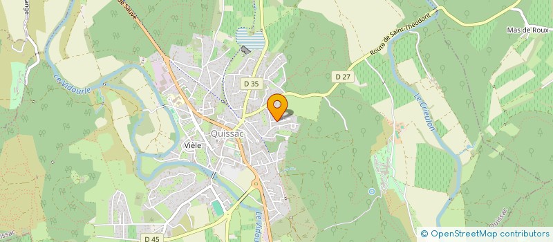 localisation de l'entreprise MCG FUNERAIRE  QUISSAC