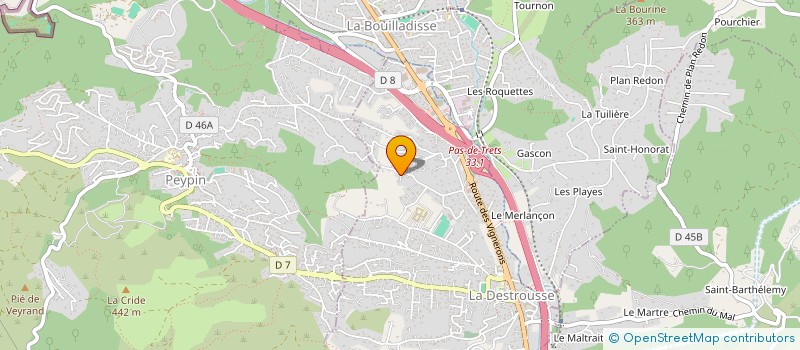 localisation de l'entreprise MCG IMMO  LA DESTROUSSE