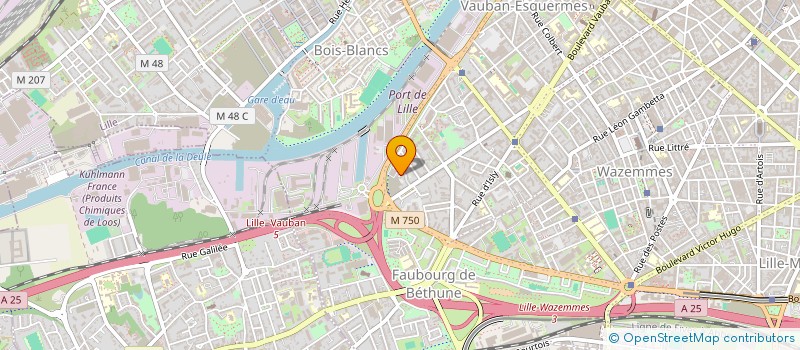 localisation de l'entreprise MCG LOC  LILLE