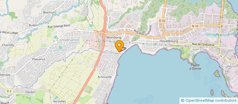 localisation de l'entreprise MCG MOUDONG CENTRE  BAIE-MAHAULT