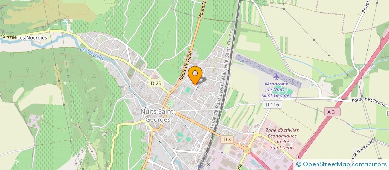 localisation de l'entreprise MCG80 à NUITS-SAINT-GEORGES