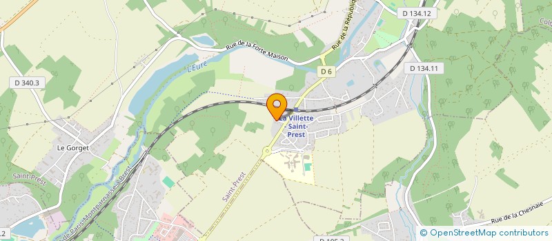 localisation de l'entreprise MCGA à SAINT-PREST
