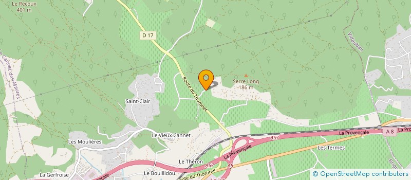 localisation de l'entreprise MCGA  LE CANNET-DES-MAURES